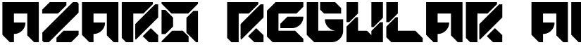 AZARO Regular font