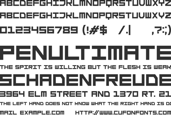 ST-SimpleSquare font preview