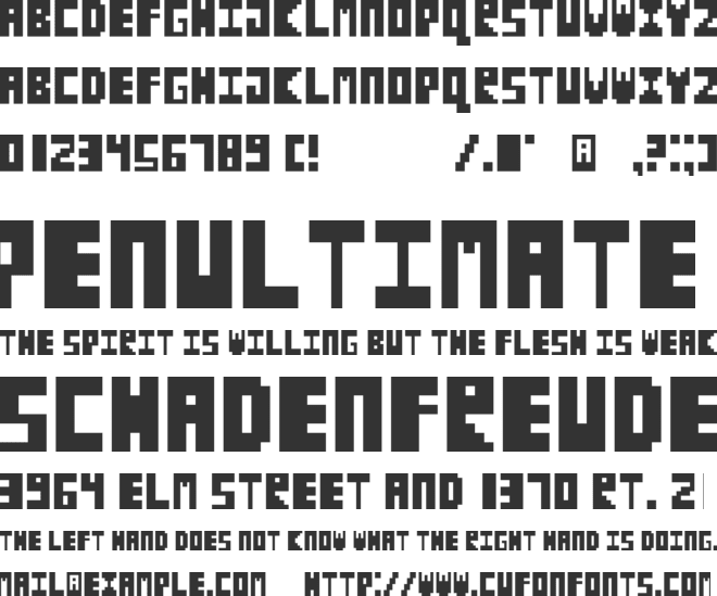 BL Alzyer font preview