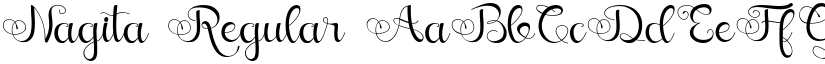 Nagita Regular font