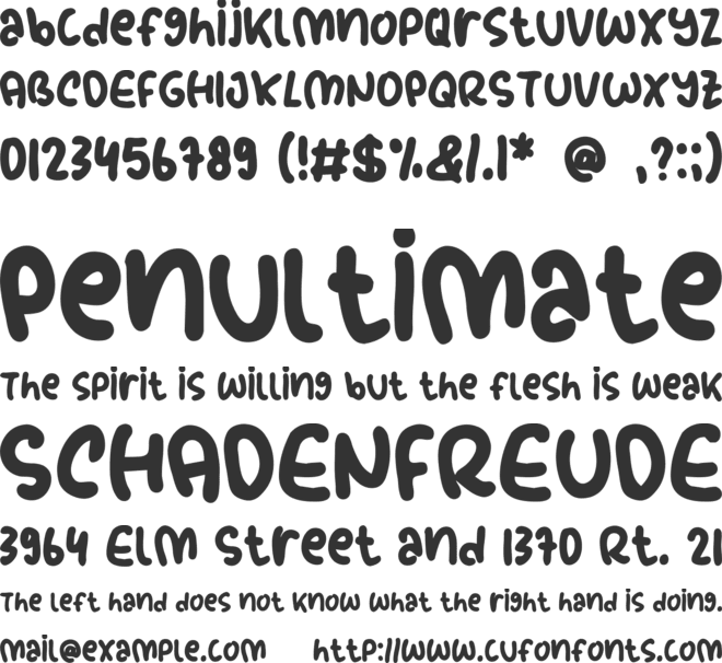 Stay Playful font preview