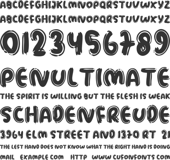 MONICAY font preview