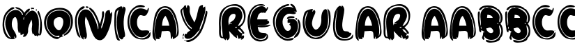 MONICAY Regular font