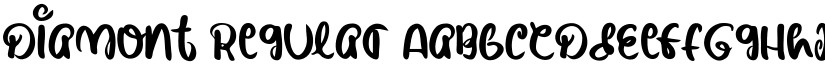 Diamont Regular font