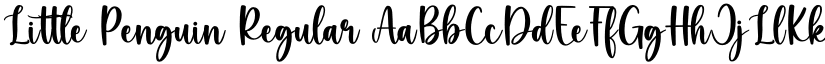 Little Penguin Regular font