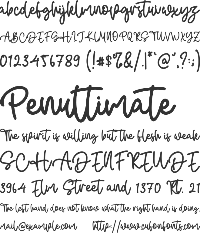 Emberton font preview