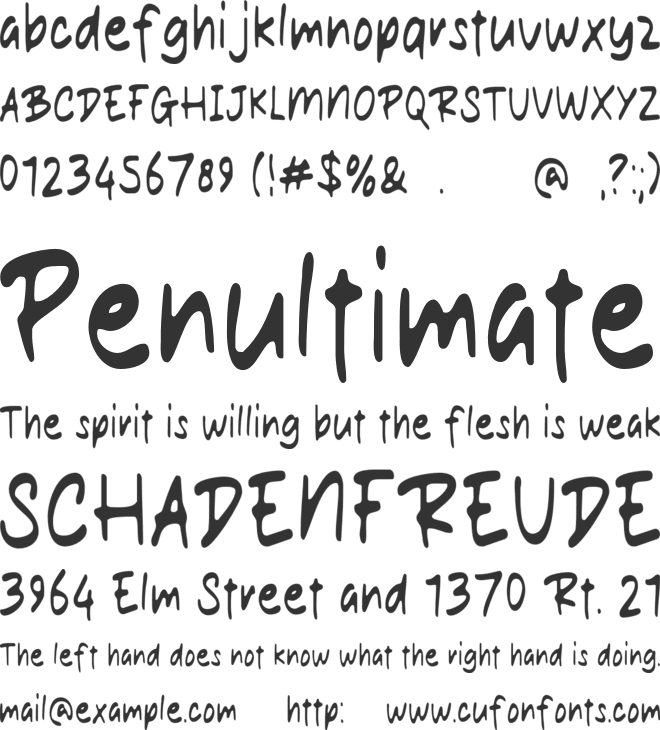 Razor Gueth font preview