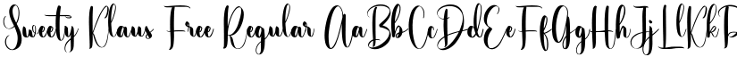 Sweety Klaus Free Regular font