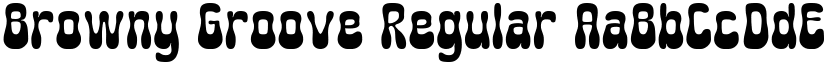 Browny Groove Regular font