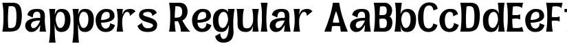 Dappers Regular font