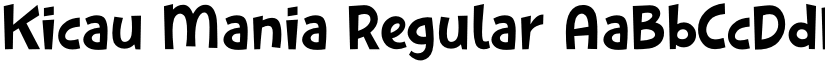 Kicau Mania Regular font