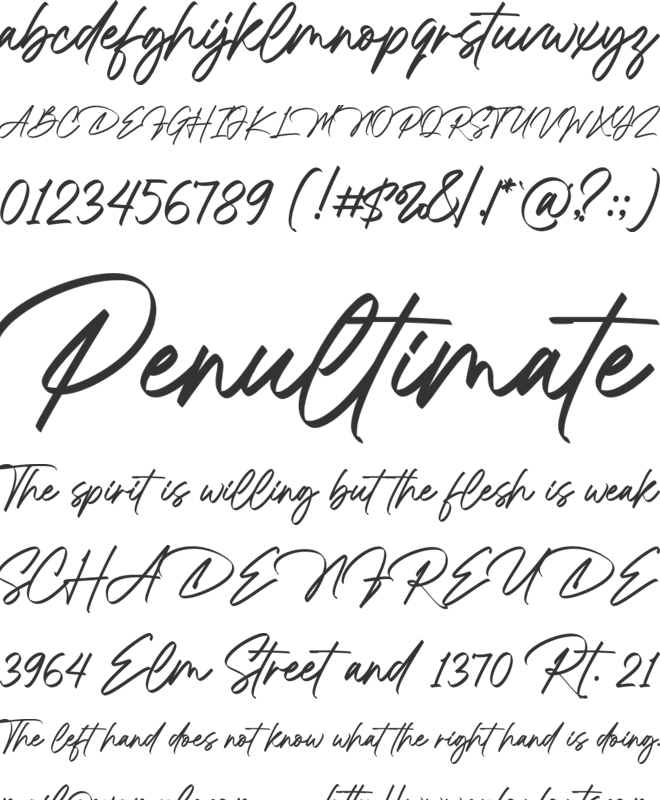 Soundfest font preview