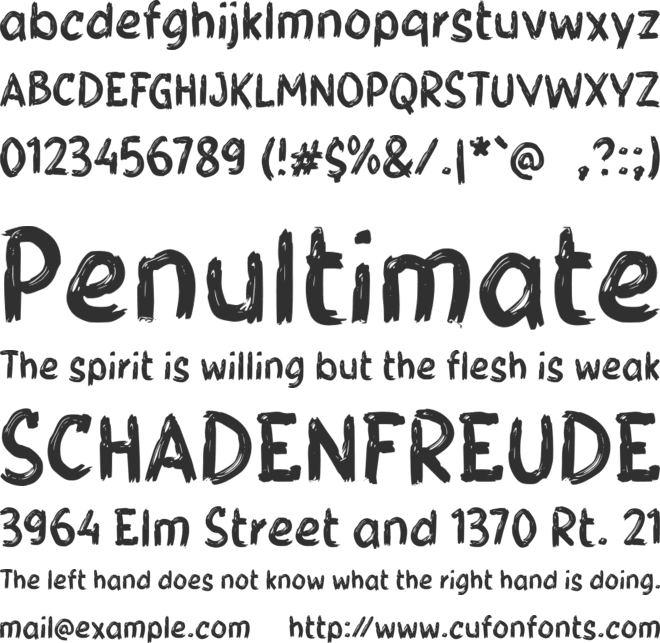 h Heliuma font preview
