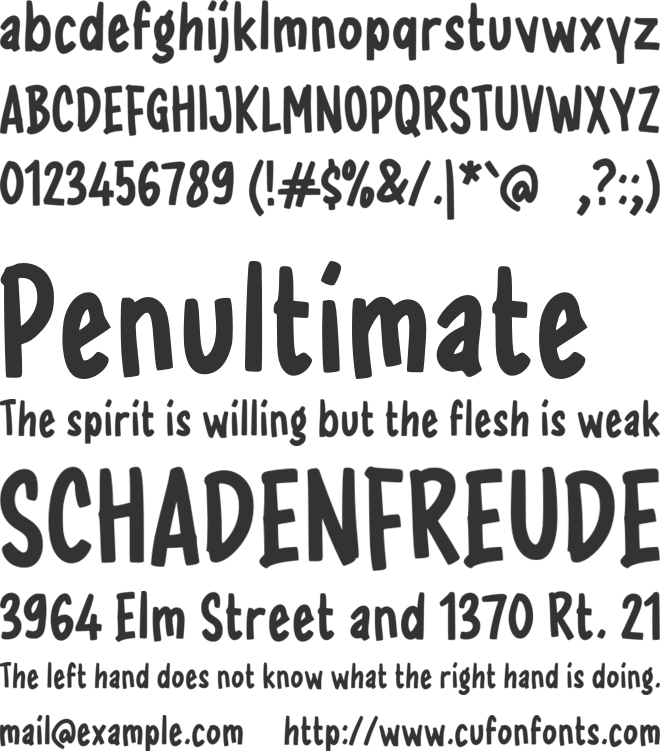 h Hadiah font preview