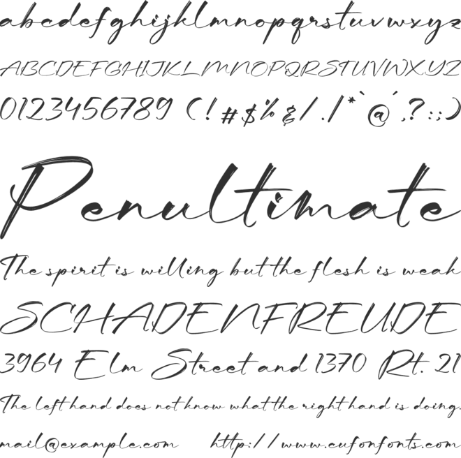 Harttley Suttonline font preview