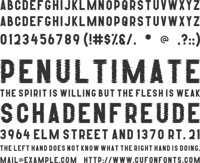 WINGKING font preview