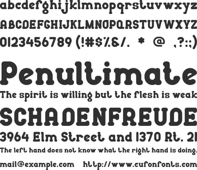 DIAMPIRI font preview