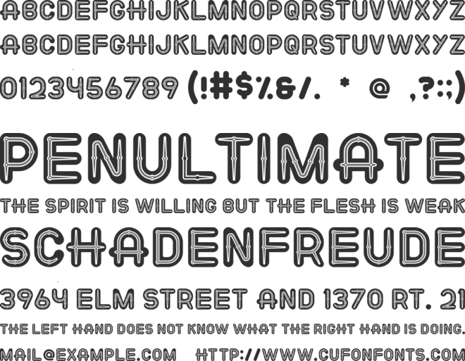 EMMOH font preview