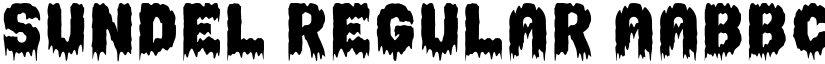 SUNDEL Regular font