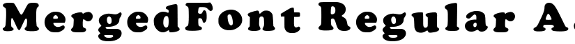 MergedFont Regular font