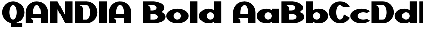 QANDIA Bold font