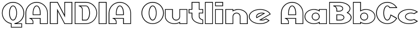 QANDIA Outline font