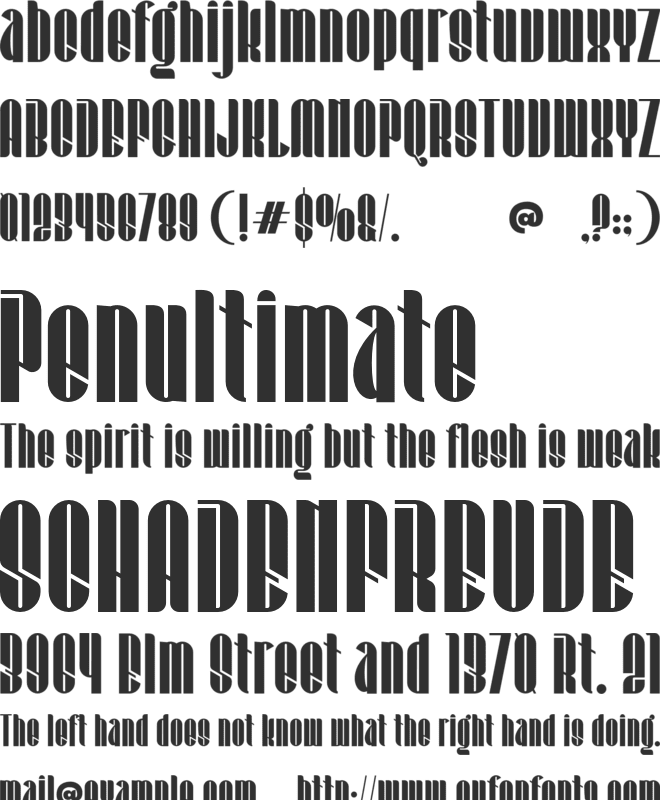 ANTIQURIAS font preview