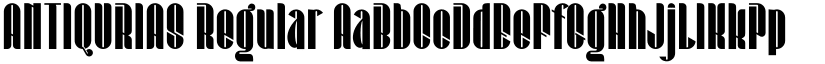 ANTIQURIAS Regular font
