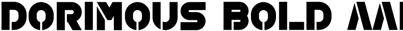 DORIMOUS Bold font