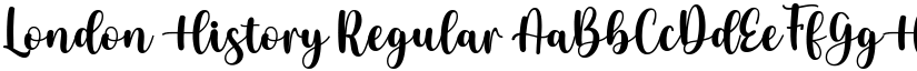 London History Regular font
