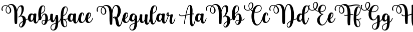 Babyface Regular font