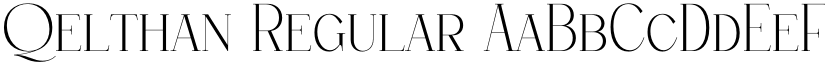 Qelthan Regular font
