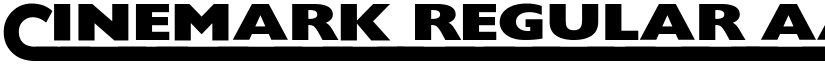 Cinemark Regular font