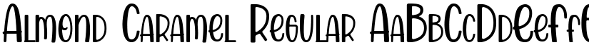Almond Caramel Regular font