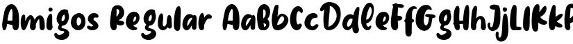 Amigos Regular font