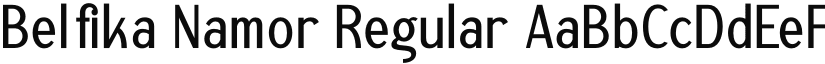 Belfika Namor font download