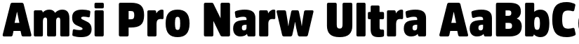 Amsi Pro Narw Ultra font