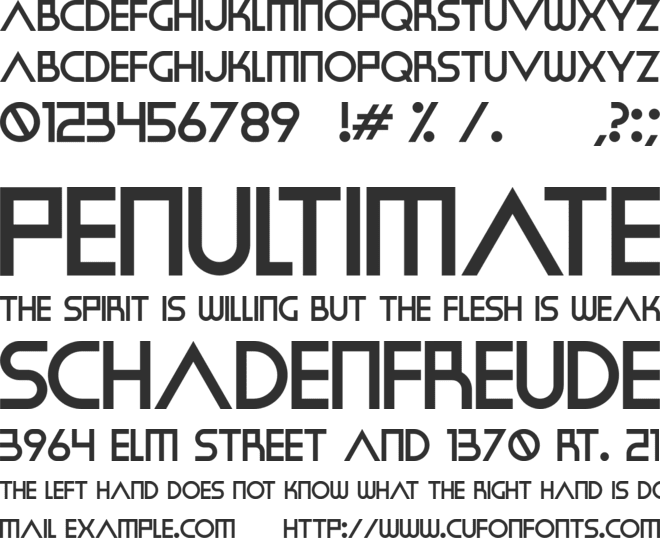 Combo-Capital font preview