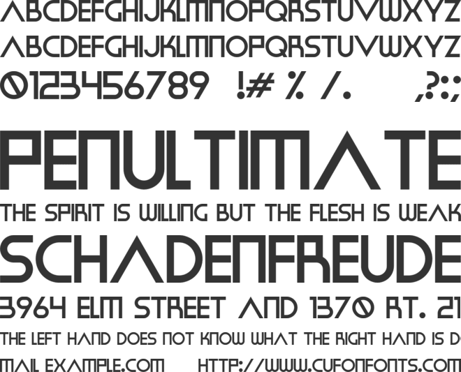 Combo-Capital font preview