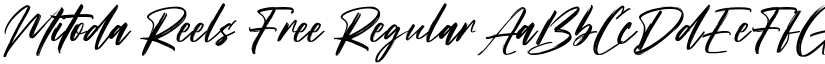 Mitoda Reels Free font download