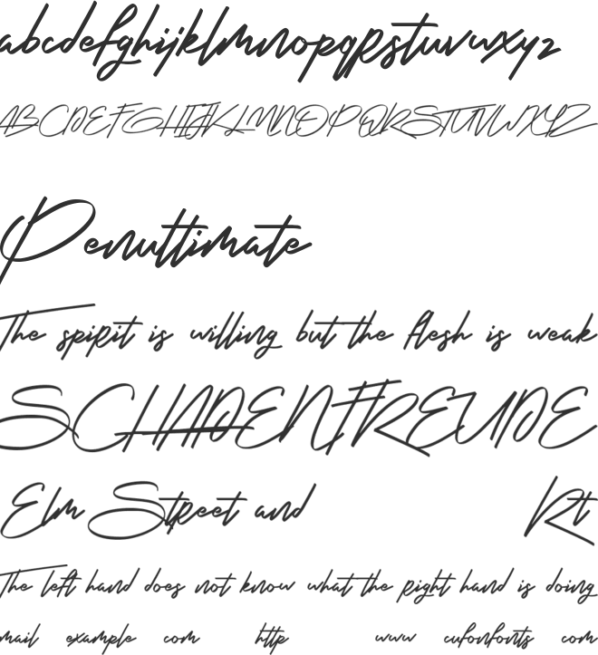 Hooney Vibes Free font preview