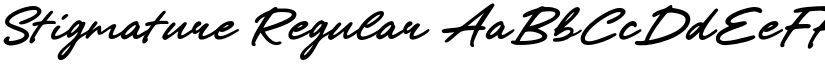Stigmature font download