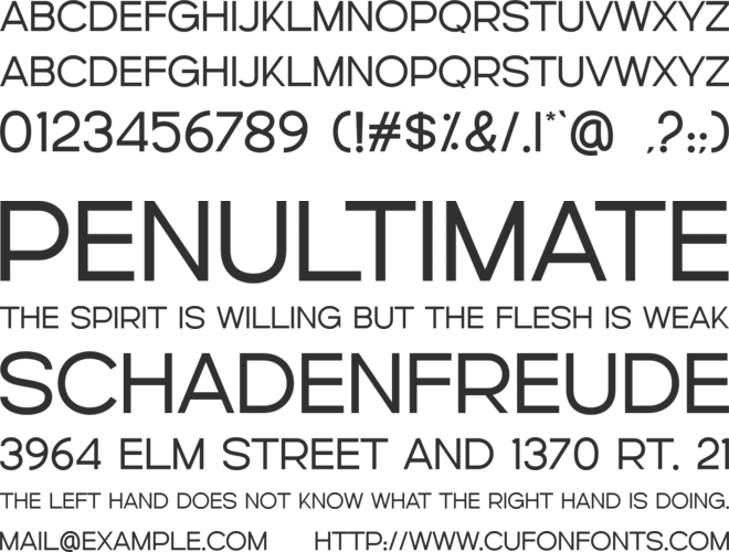 Guester font preview