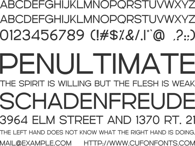 Guester font preview