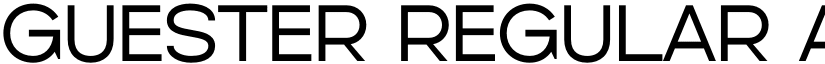 Guester Regular font