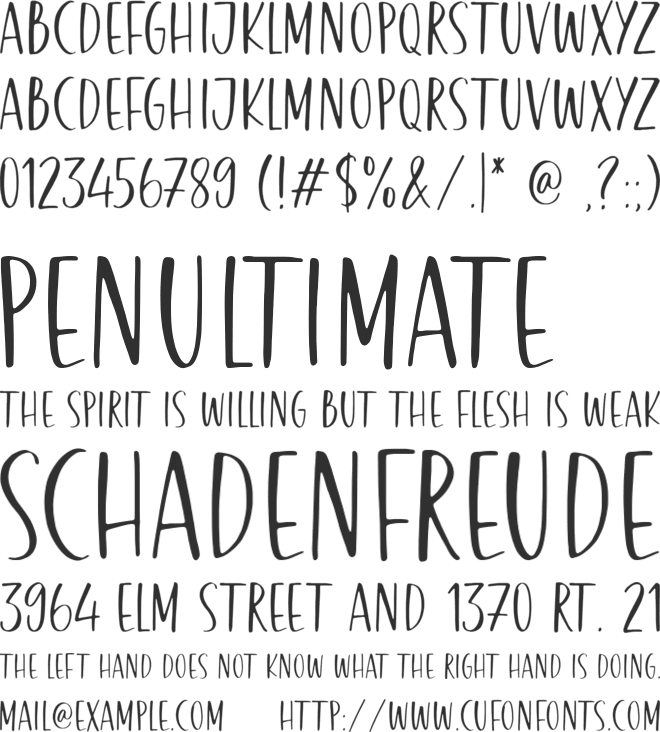 Honey Bread font preview