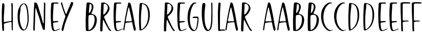 Honey Bread Regular font