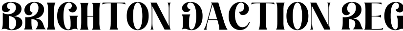 Brighton Daction font download