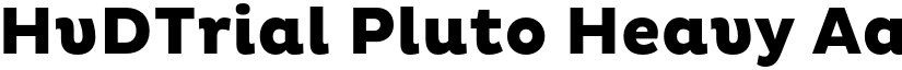 HvDTrial Pluto Heavy font