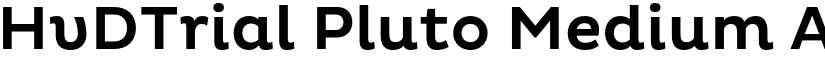 HvDTrial Pluto Medium font